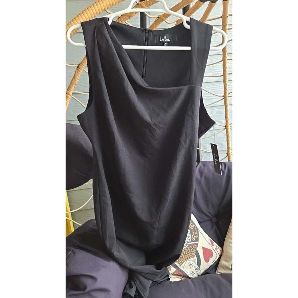 Lulus Black‎ Sleeveless Slip Dress Women's Size XL NEW